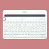 LXINDIA Keyboards Logitech K480 Bluetooth Multi-Device Keyboard (White)