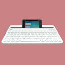 LXINDIA Keyboards Logitech K480 Bluetooth Multi-Device Keyboard (White)