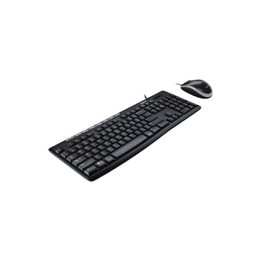 LXINDIA Keyboard and Mouse Combo Logitech MK200 Media Corded Keyboard and Mouse Combo