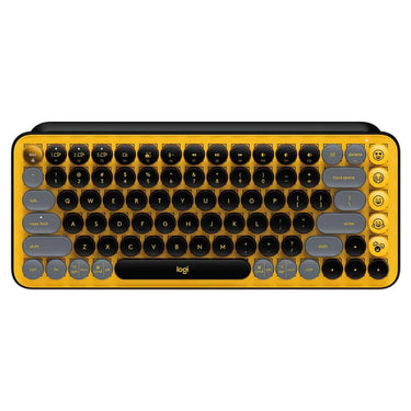 LXINDIA Keyboards Logitech POP Keys Wireless Mechanical Keyboard with Customizable Emoji Keys (Blast)