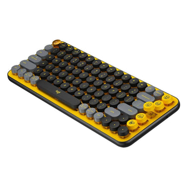 LXINDIA Keyboards Logitech POP Keys Wireless Mechanical Keyboard with Customizable Emoji Keys (Blast)