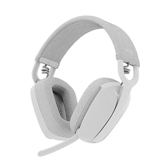 LX INDIA Ear Headphones Ivory  white Logitech Zone Vibe 100 Lightweight Wireless Over-Ear Headphones with Noise-Cancelling Microphone,