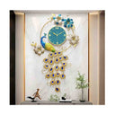 LXINDIA Clock LOOKMINT Large Peacock Wall Clock