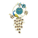 LXINDIA Clock LOOKMINT Large Peacock Wall Clock