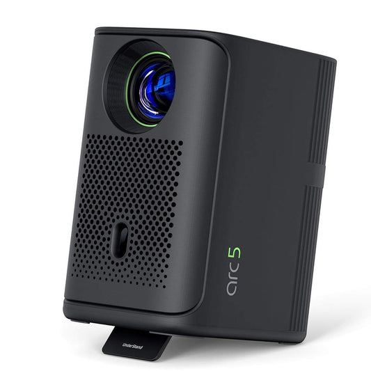 LX INDIA Projector Lumio Arc 5 Projector | Official Google TV & Netflix | 1080p Full HD | 4K Downscaling via HDMI | 200 ANSI Lumens | 100" Screen | Auto Keystone, Obstacle Avoidance | Dolby Audio | Bluetooth Speaker