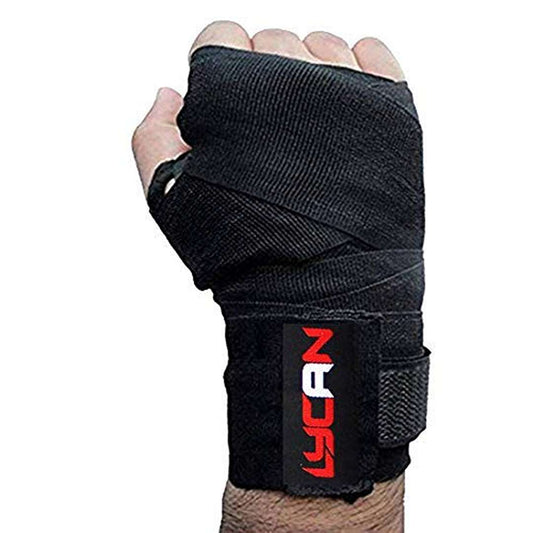 LX INDIA Wrapping Band Lycan Boxing Wrap # Black 3 Meter in Length