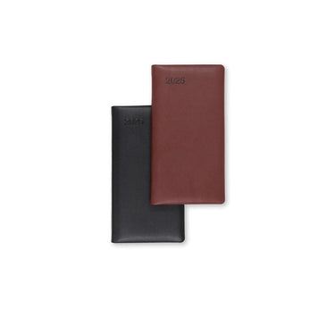 LXINDIA Pocket Diaries Mahavir Pocket Diary |Small Size (3inch x 6inch) |Pack of 2 - (Black + Maroon)