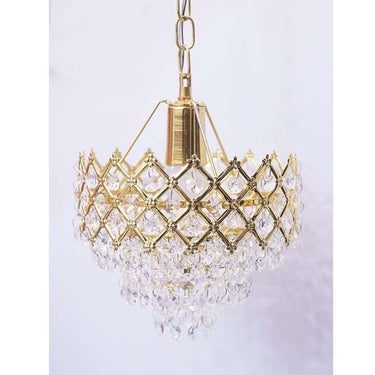 LXINDIA Fancy Lights Mahganya Decoration Modern Ceiling Lamp with All Fixtures and Fitting (Gold)