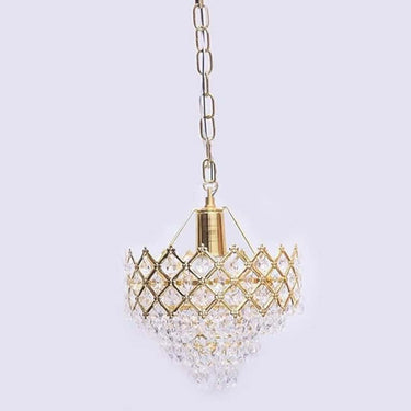 LXINDIA Fancy Lights Mahganya Decoration Modern Ceiling Lamp with All Fixtures and Fitting (Gold)