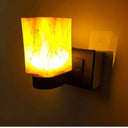 LXINDIA Fancy Lights Mahganya Glass Led Plug in Smart Night Lamps