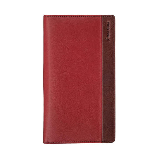 LX INDIA Passport Cover Red MAI SOLI Unisex Adult Genuine Leather Passport Holder