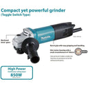 LXINDIA Angle grinders Makita M9513B 850W 100mm Angle Grinder