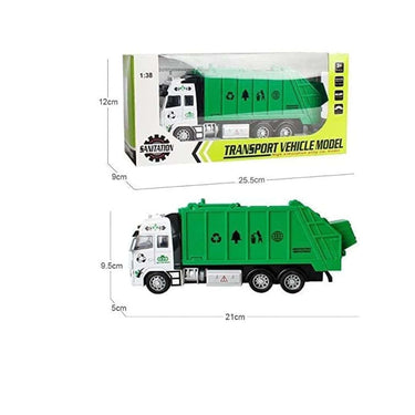 LXINDIA Toys MANAKI ENTERPRISE Kids Diecast Metal City Sanitation Truck