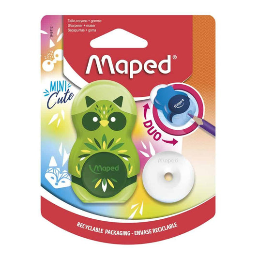 LXINDIA Eraser Maped 2 in1 Loopy Mini Cute Eraser or Sharpener