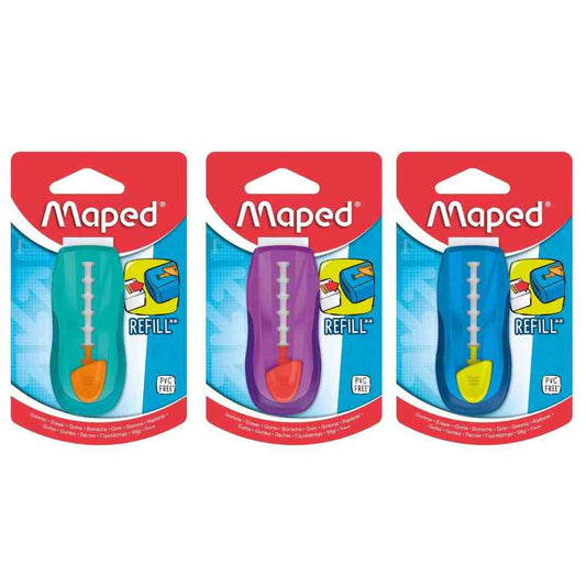 LXINDIA Eraser Maped Universal Refill Eraser (Pack of 3)