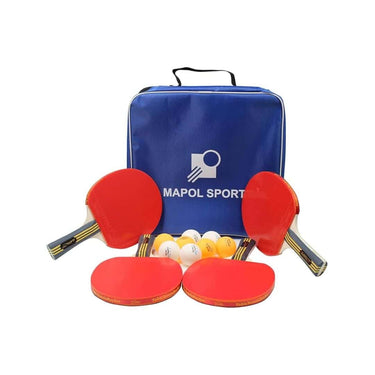 LXINDIA Table Tennis Racquets MAPOL Ping Pong Paddle Set  4 Professional Table Tennis Rackets