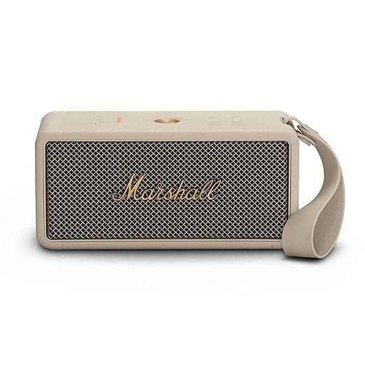 LX INDIA Speaker Marshall Middleton Portable Bluetooth Speaker Cream