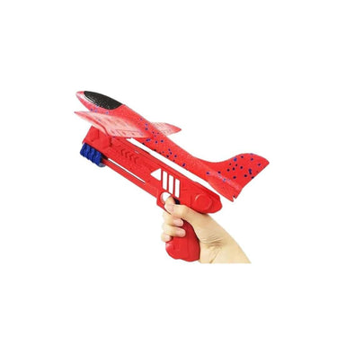 LXINDIA Toys Mashes Foam Plane Airplane with Launcher Gun Aeroplane