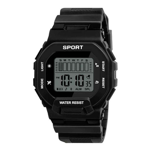 LX INDIA Digital Watch Black Matrix Sportz Digital Silicone Strap Watch for Boys & Girls