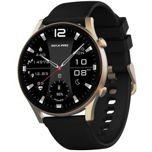 LX INDIA Smart Watch Maxima Power 1.43 Inch Super AMOLED Bluetooth Calling Smart Watch Rose Gold Black