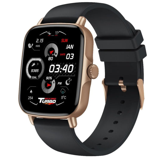 LX INDIA Smart Watch Maxima Tubo2 1.96 inch Bluetooth Calling Smart Watch Rose Gold Black