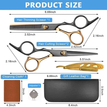 LXINDIA scissors MAYCREATE Professional Hair Cutting Scissors Kits