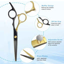 LXINDIA scissors MAYCREATE Professional Hair Cutting Scissors Kits