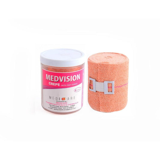 LX INDIA Bandage MEDVISION®Crepe bandage for pain relief (pack of 2) (skin, 2 inches (5cms)