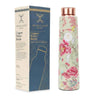 LXINDIA bottle MERCAPE  ENAMELLED 3 Pure Copper Water Bottle