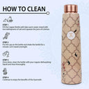 LXINDIA bottle MERCAPE  ENAMELLED 7 Pure Copper Water Bottle