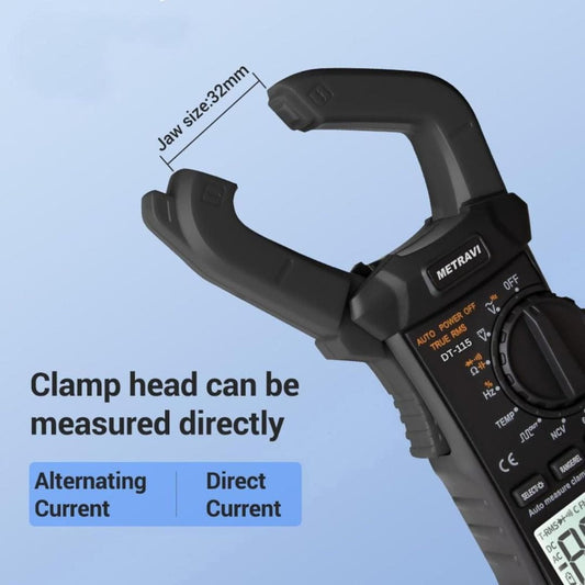 LX INDIA multimeter Metravi DT-115 Pocket TRMS AC Clamp Meter upto 600A AC (ONLY AC AMP)