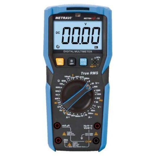 LXINDIA multimeters Metravi Metrasafe-10 Digital TRMS Multimeter with NCV