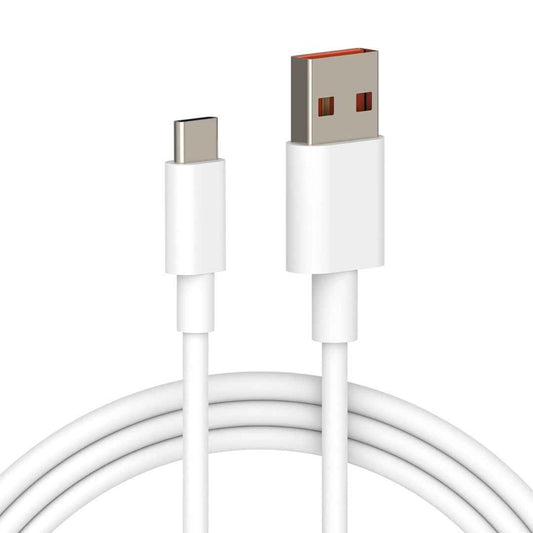 LX INDIA USB C & OTG Cables Mi Usb To Type C 120W Hypercharge Cable (White,1 Meter)
