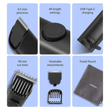 LXINDIA Trimmer MI Xiaomi Beard Trimmer for Men 2C Black