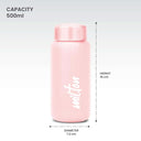 LXINDIA bottle MILTON Aqua 500 Stainless Steel Pink