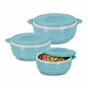 LXINDIA Hot Pot Milton Aspire Casseroles Blue set of 3