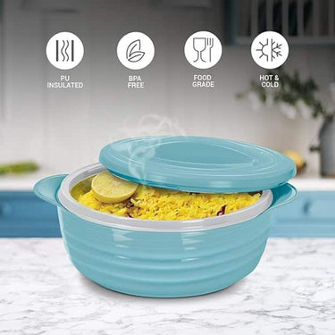 LXINDIA Hot Pot Milton Aspire Casseroles Blue set of 3