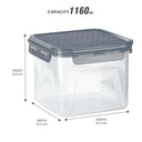 LXINDIA Containers MILTON Lock It Rectangular Storage Container 1190 ml