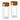 LXINDIA Containers MILTON Stack IT 1000 Airtight Plastic Storage Container Set 890 Ml  Set of 2 Brown