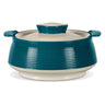 LXINDIA Hot Pot Milton Venice 2000 Insulated Inner Stainless Steel Casserole 1.85 Litres Marble Green