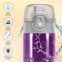 LXINDIA bottle MILTON Vogue 1000 Stainless Steel 750 ml Water Bottle Purple