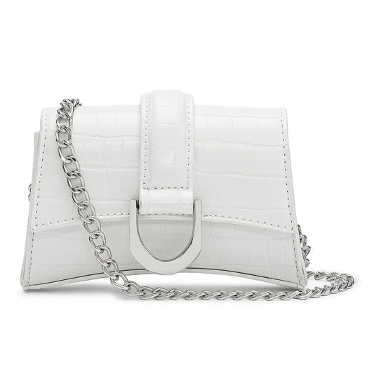 LX INDIA Bag White Miraggio Stormy Mini Crossbody Western Sling Bag For Women