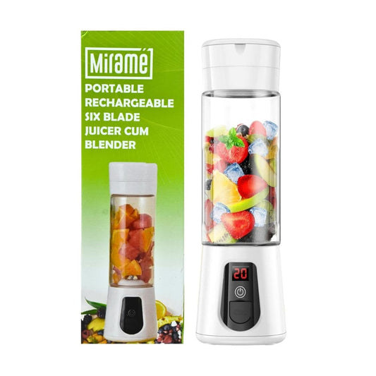 LX INDIA Juice Blender Mirame Portable Blender for Smoothies and Shakes 420ml white