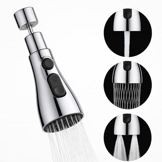 LX INDIA Tap Extender Misamo Enterprise Kitchen Faucet Extender, Chrome Plated