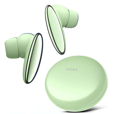 LXINDIA Earbuds Mivi DuoPods A750 Earbuds( Mint Green)