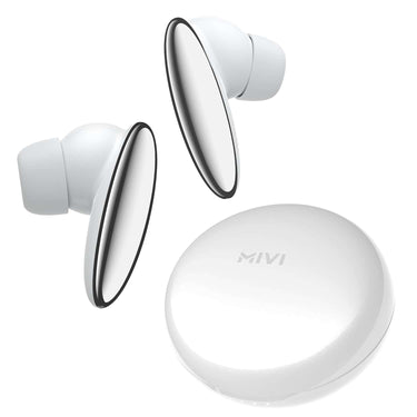 LXINDIA Earbuds Mivi DuoPods A750 Earbuds(White)