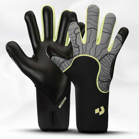LX INDIA Football Glove Mizogi Primas VG 1.0 Goalkeeper Gloves (Ultimate Grey)