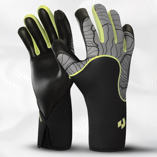 LX INDIA Football Glove Size 7 Mizogi Primas VG 1.0 Goalkeeper Gloves (Ultimate Grey)