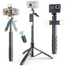 LXINDIA Selfie Sticks Mobilife 62inch Selfie Stick with Tripod Stand and Dual Fill Light Balance Handle