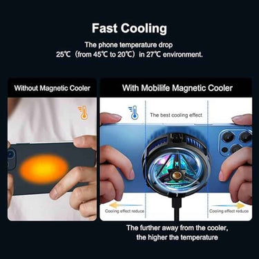 LXINDIA Mobile Cooler MOBILIFE Magnetic Mobile Cooler Semiconductor Technology Phone Cooler